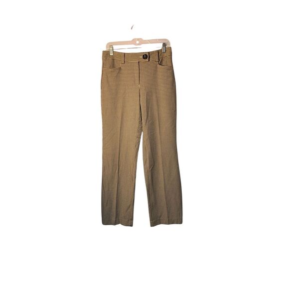 Talbots women’s plaid print straight leg stretch trousers size 6 - Picture 2 of 4